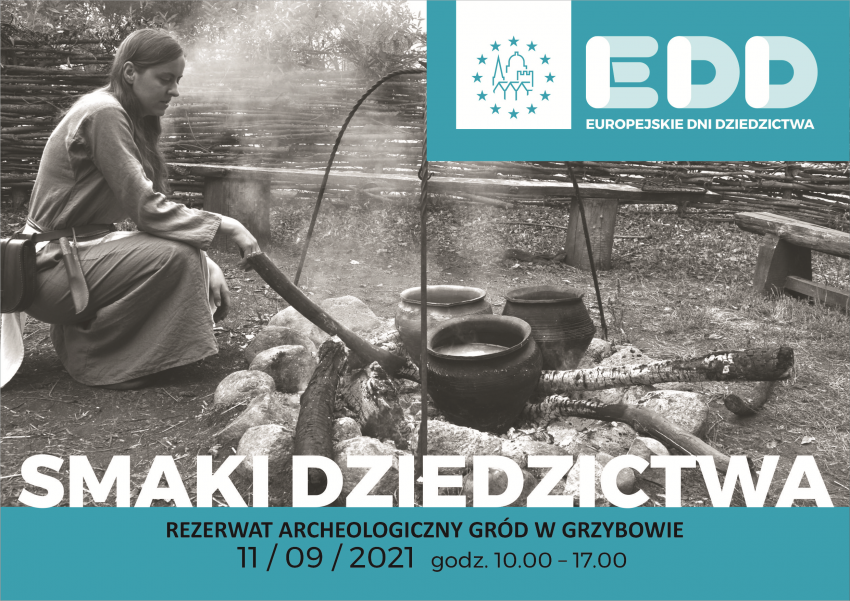 Infografika: młoda kobieta w słowiańskim stroju przy ognisku. 