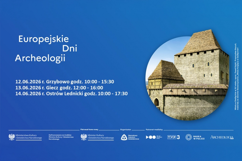 Materiał graficzny Europejskich DNi Archeologii - logotyp - mury