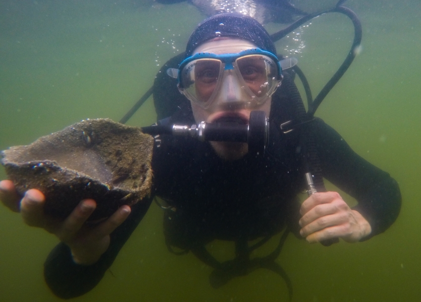 nurek,badania,pod wodą,archeologia podwodna