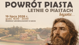 Powrót Piasta - grafika - zaproszenie na wydarzenie