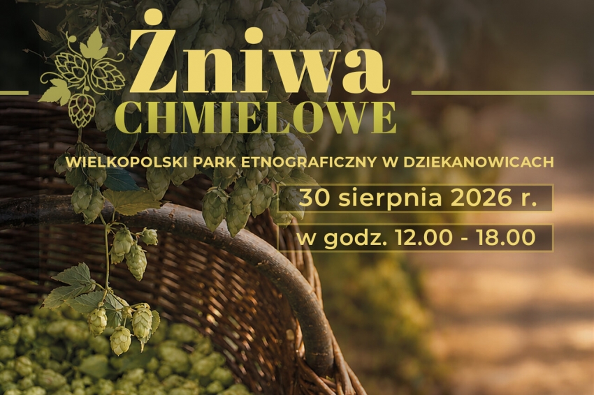 Żniwa chmielowe - zapowiedź graficzna wydarzenia