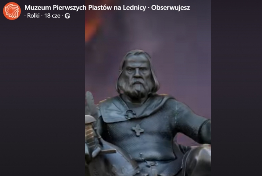 kadr z filmiku - Król Bolesław Chrobry