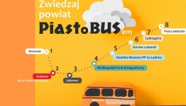 Grafika - zwiedzaj powiat PiastoBUS - mapa stacji autobusowych