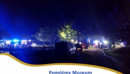 Pożar - Muzeum Budownictwa Ludowego w Sanoku