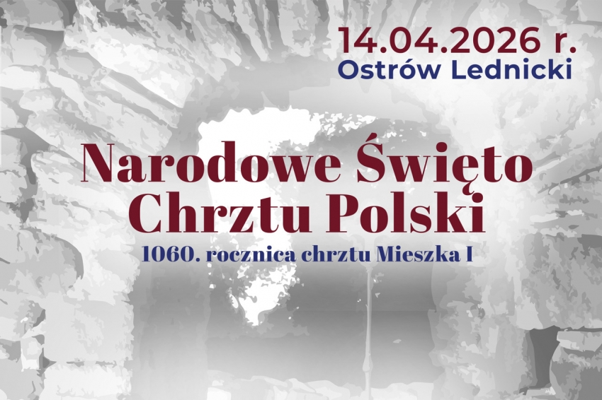 plakat - Narodowe Święto Chrztu Polski - zaproszenie - 14.04.2026